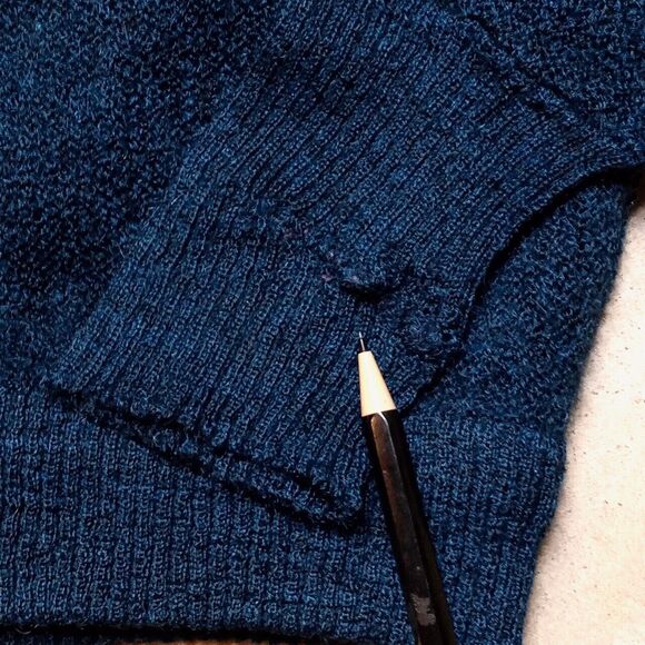 Vintage Jantzen 60s Made in USA Grandpa Retro Knit Cardigan Sweater - Size Large - Picture 5 of 6